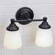 Maison Bath Bar 2-Light - Oil Rubbed Bronze / Opal Maison Bath Bar 2-Light - Oil Rubbed Bronze / Opal