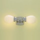 Indoor Soft Square Bath Bar - Chrome / Shiny Opal