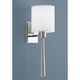 Apollo Wall Sconce - Polished Nickel / White Apollo Wall Sconce - Polished Nickel / White