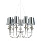 Getty 9 Light Chandelier - Silver / 