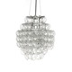 Letizia Medium Suspension - Chrome / Clear Letizia Medium Suspension - Chrome / Clear