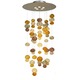 Bolle Suspension - Stainless Steel / Amber/Amethyst