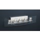 Ice Cube Bath Bar 5-Light - Satin Nickel / Clear Ice Cube Bath Bar 5-Light - Satin Nickel / Clear