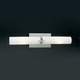 Polipo Bath Bar - Satin Nickel / Matte Opal