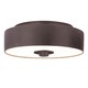 Rollo Ceiling Flush Mount - Rubbed Bronze / 