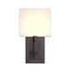 Montana Wall Sconce - Black Bronze / Off White