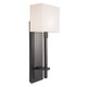 Montana Wall Sconce - Black Bronze / Off White