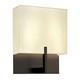 Staffa Wall Sconce - Rose Bronze / Natural Linen