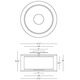 Saturnia Semi Flush Ceiling Mount - /