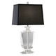 Artemis Table Lamp - Clear / Black