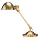 Alvin Desk Lamp - Antique Natural Brass / 
