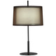 Saturnia Table Lamp - Deep Patina Bronze / Bronze Fabric