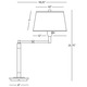 Wonton Swing Arm Table Lamp -  / 