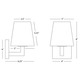Doughnut Single Arm Wall Sconce - /