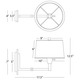 Wonton Reading Arm Wall Sconce -  / 