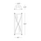 Chase Half Round Wall Sconce -  / 