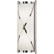 Chase Half Round Wall Sconce - Polished Nickel / Frost White