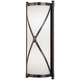 Chase Half Round Wall Sconce - Deep Patina Bronze / Frost White