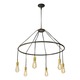 Halo Chandelier - Antique Brass Halo Chandelier - Antique Brass /