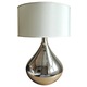 Mercury XL Table Lamp - Polished Nickel / Reed Drum Mercury XL Table Lamp - Polished Nickel / Reed Drum