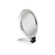 Compact Portable Reversible Mirror - Chrome / Mirror