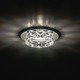 Ringlet 4 Inch Trim W / Crystal Element - Stainless Steel / Chrome / Crystal