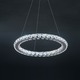 Circle Pendant LED Warm White - Stainless Steel/Anthracite Grey / Crystal Circle Pendant LED Warm White - Stainless Steel/Anthracite Grey / Crystal