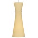 Monopoint Cara Pendant - Satin Nickel / Latte Monopoint Cara Pendant - Satin Nickel / Latte