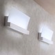 Sail Wall Sconce - Titanium / Satin White