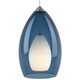 Freejack Fire Pendant - Satin Nickel / Steel Blue Freejack Fire Pendant - Satin Nickel / Steel Blue