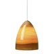Freejack Nebbia Pendant - Satin Nickel / Amber Freejack Nebbia Pendant - Satin Nickel / Amber