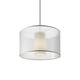 Dillon Pendant - Antique Bronze / White