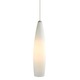 Fino Small Pendant - Satin Nickel / White Fino Small Pendant - Satin Nickel / White