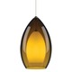 Fire Grande Pendant - Antique Bronze / Amber