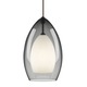 Fire Grande Pendant - Black / Smoke