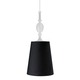 Kiev Large Pendant - Black / Black / Frost