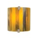Essex Wall Sconce - Satin Nickel / Ivory /Brown /Amber Essex Wall Sconce - Satin Nickel / Ivory /Brown /Amber