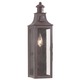 Newton Exterior Wall Sconce - Bronze / Clear