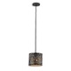 Alita Mini Pendant - Rust / Aged Black