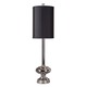 Jelani Buffet Lamp - Polished Chrome / Black Jelani Buffet Lamp - Polished Chrome / Black