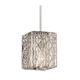 Freejack Allure Pendant - Brushed Nickel / Clear