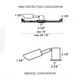 3 Inch LED Square Recessed Trim W / Housing - /