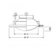 4 Inch Drop Dish Grass Dome Trim -  / 