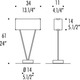 Vittoria T1 Table Lamp -  / 