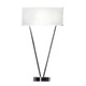 Vittoria T1 Table Lamp - Polished Chrome / Satin White