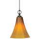 Freejack Mini Delaware Pendant - Antique Bronze / Amber Freejack Mini Delaware Pendant - Antique Bronze / Amber