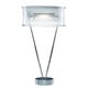 Vittoria T1 Table Lamp - Polished Chrome / Clear