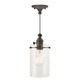 Clark Pendant - Antique Bronze / Clear