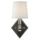 Webster Wall Sconce - Polished Nickel / White
