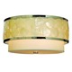 Mirabella Ceiling Flush Mount - Polished Chrome / Off White
